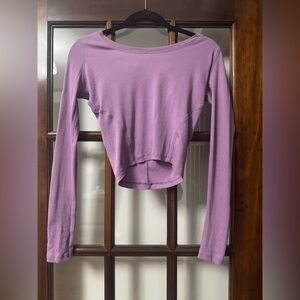 lululemon athletica Purple Crop Top